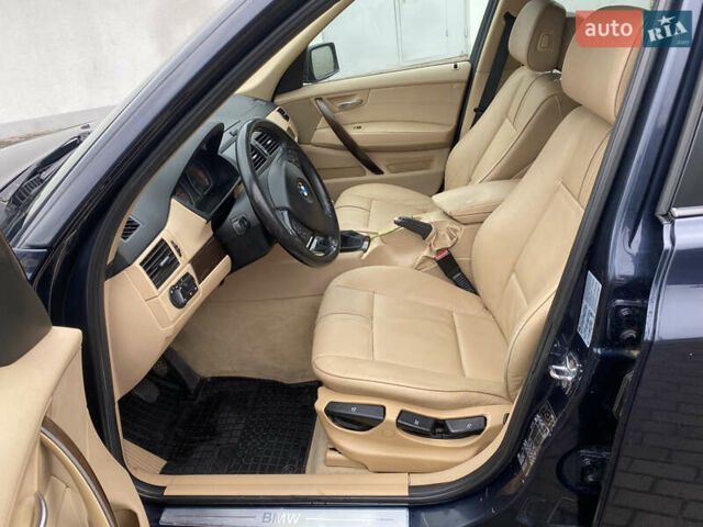 Синий БМВ Х3, объемом двигателя 2 л и пробегом 314 тыс. км за 9500 $, фото 16 на Automoto.ua