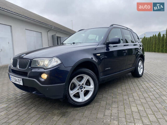 Синий БМВ Х3, объемом двигателя 2 л и пробегом 314 тыс. км за 9500 $, фото 3 на Automoto.ua