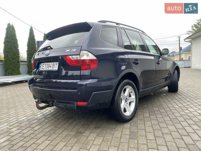 Синий БМВ Х3, объемом двигателя 2 л и пробегом 314 тыс. км за 9500 $, фото 11 на Automoto.ua