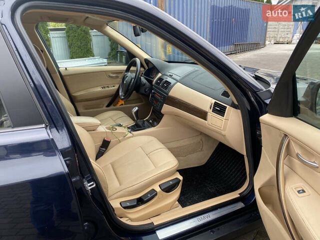 Синий БМВ Х3, объемом двигателя 2 л и пробегом 314 тыс. км за 9500 $, фото 24 на Automoto.ua