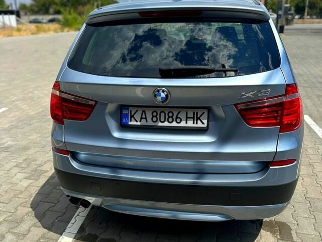 Синий БМВ Х3, объемом двигателя 3 л и пробегом 337 тыс. км за 12500 $, фото 2 на Automoto.ua