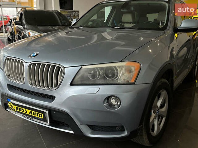 Синий БМВ Х3, объемом двигателя 3 л и пробегом 236 тыс. км за 12650 $, фото 2 на Automoto.ua