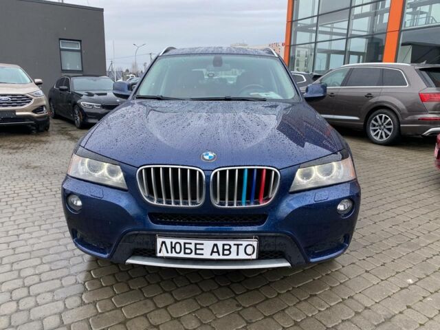 Синий БМВ Х3, объемом двигателя 3 л и пробегом 235 тыс. км за 12900 $, фото 1 на Automoto.ua