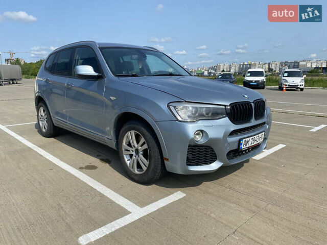 Синій БМВ Х3, об'ємом двигуна 3 л та пробігом 276 тис. км за 11750 $, фото 2 на Automoto.ua