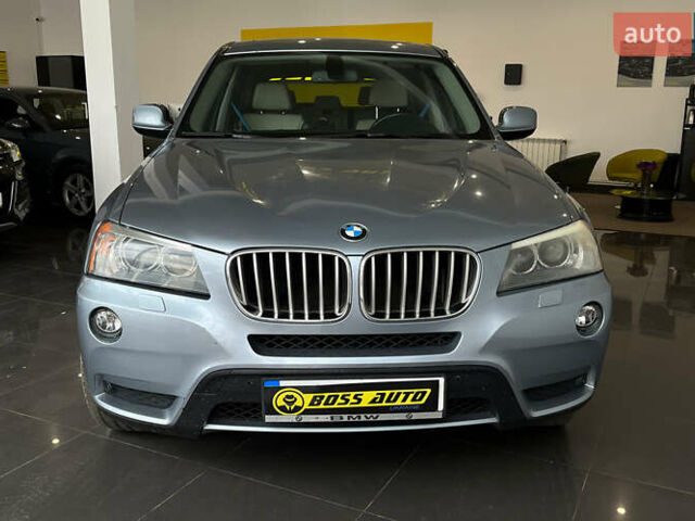 Синий БМВ Х3, объемом двигателя 3 л и пробегом 236 тыс. км за 12650 $, фото 1 на Automoto.ua