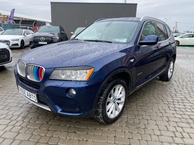 Синий БМВ Х3, объемом двигателя 3 л и пробегом 235 тыс. км за 12900 $, фото 2 на Automoto.ua