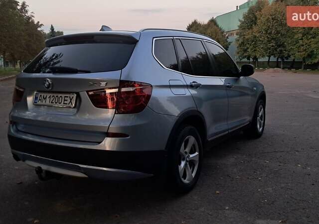 Синий БМВ Х3, объемом двигателя 2 л и пробегом 318 тыс. км за 13500 $, фото 13 на Automoto.ua