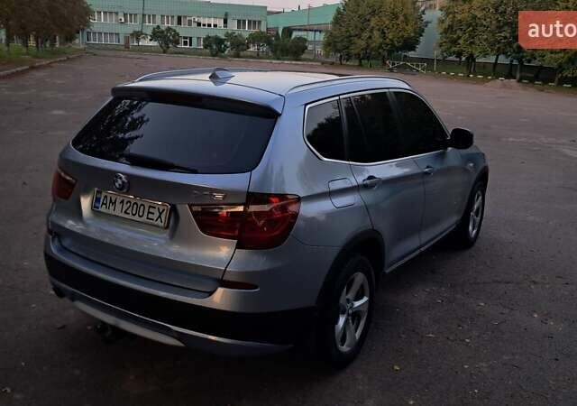 Синий БМВ Х3, объемом двигателя 2 л и пробегом 318 тыс. км за 13500 $, фото 15 на Automoto.ua