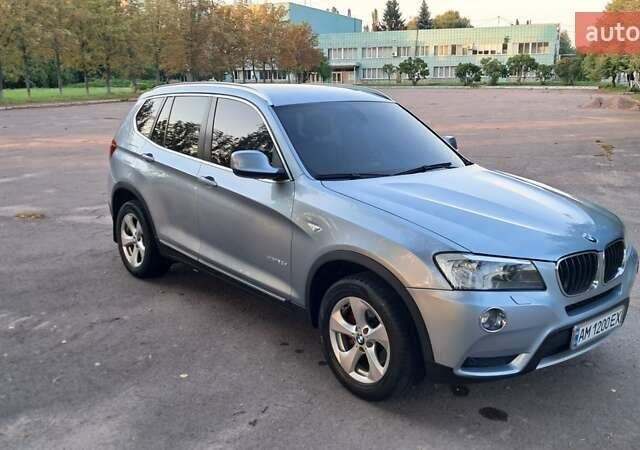 Синий БМВ Х3, объемом двигателя 2 л и пробегом 318 тыс. км за 13500 $, фото 58 на Automoto.ua