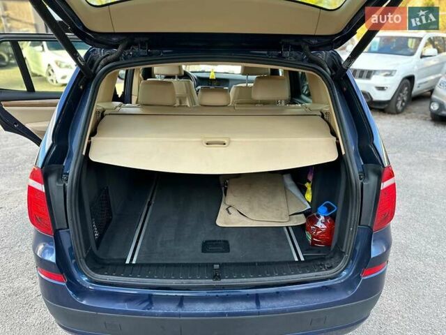 БМВ Х3 2011 в Виннице на Automoto.ua Синий БМВ Х3, объемом двигателя 3 л и пробегом 174 тыс. км за 11480 $, фото 10 на Automoto.ua