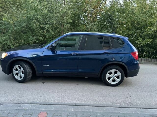 Синий БМВ Х3, объемом двигателя 3 л и пробегом 248 тыс. км за 11500 $, фото 2 на Automoto.ua