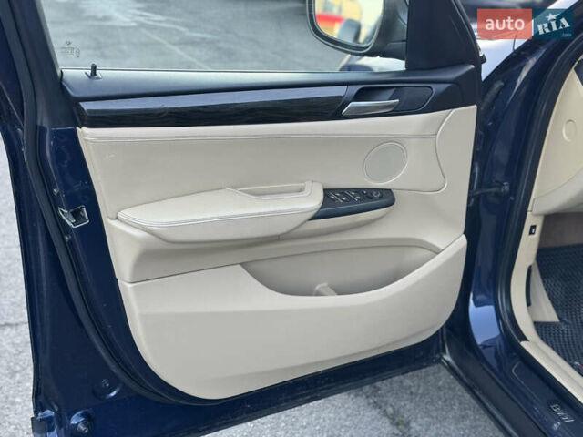 Синий БМВ Х3, объемом двигателя 3 л и пробегом 300 тыс. км за 10200 $, фото 13 на Automoto.ua