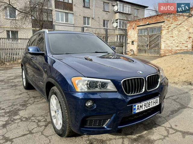 Синий БМВ Х3, объемом двигателя 2 л и пробегом 243 тыс. км за 12000 $, фото 1 на Automoto.ua