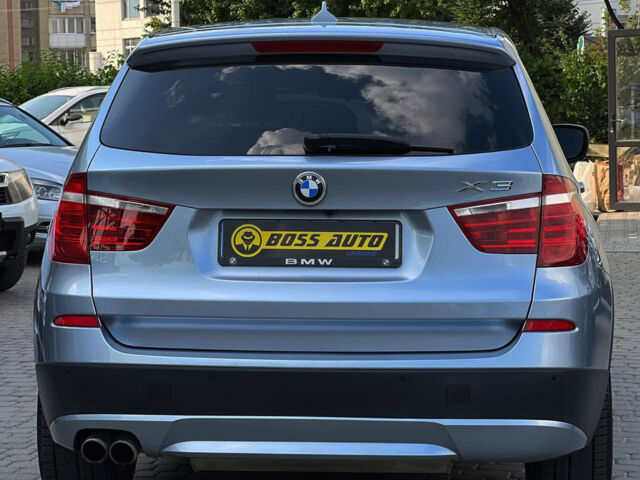 Синий БМВ Х3, объемом двигателя 2 л и пробегом 165 тыс. км за 14700 $, фото 3 на Automoto.ua