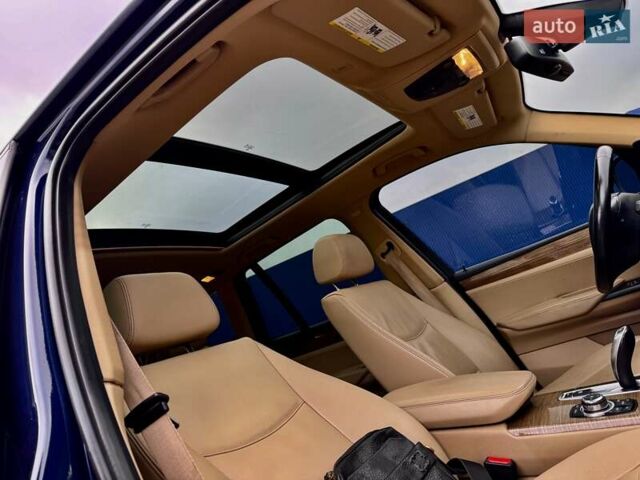 Синий БМВ Х3, объемом двигателя 3 л и пробегом 167 тыс. км за 10999 $, фото 14 на Automoto.ua