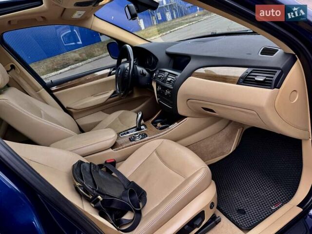 Синий БМВ Х3, объемом двигателя 3 л и пробегом 167 тыс. км за 10999 $, фото 17 на Automoto.ua
