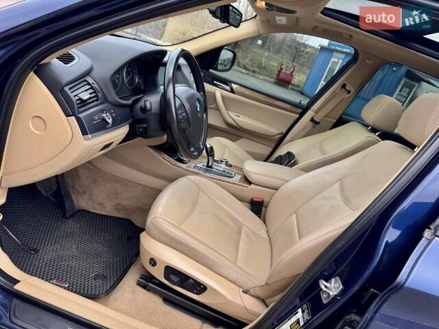 Синий БМВ Х3, объемом двигателя 3 л и пробегом 167 тыс. км за 10999 $, фото 24 на Automoto.ua