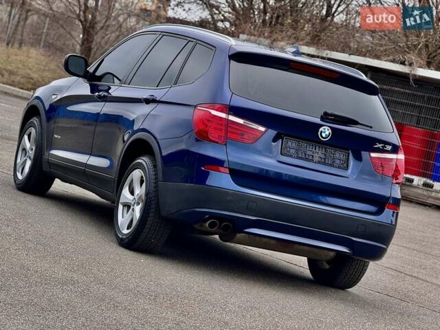 Синий БМВ Х3, объемом двигателя 3 л и пробегом 167 тыс. км за 10999 $, фото 6 на Automoto.ua