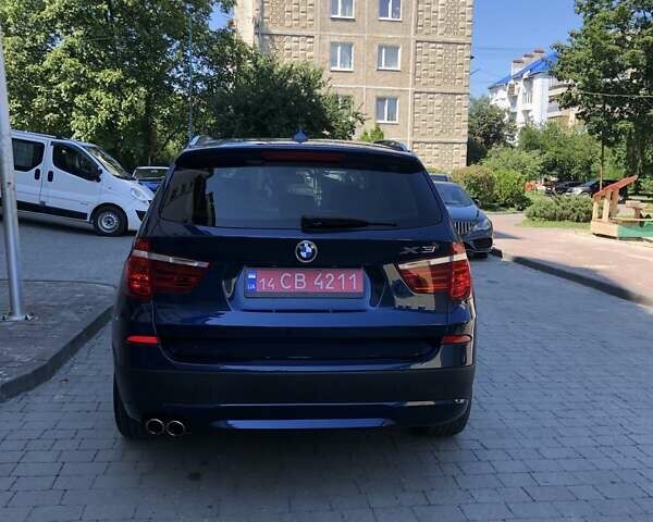 Синий БМВ Х3, объемом двигателя 2 л и пробегом 160 тыс. км за 11500 $, фото 4 на Automoto.ua