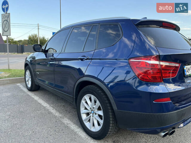 Синий БМВ Х3, объемом двигателя 2 л и пробегом 236 тыс. км за 12500 $, фото 4 на Automoto.ua
