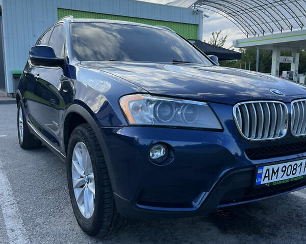 Синий БМВ Х3, объемом двигателя 2 л и пробегом 236 тыс. км за 12500 $, фото 1 на Automoto.ua