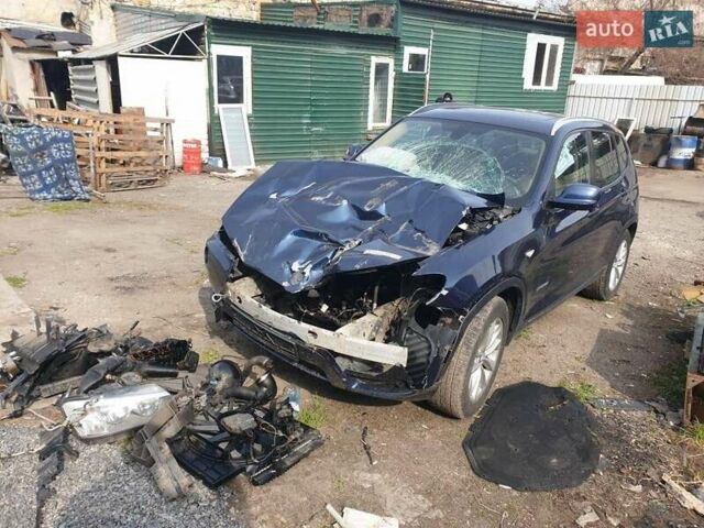 Синий БМВ Х3, объемом двигателя 2 л и пробегом 120 тыс. км за 6500 $, фото 2 на Automoto.ua