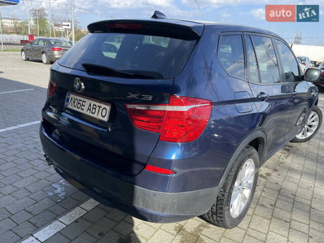 Синий БМВ Х3, объемом двигателя 2 л и пробегом 147 тыс. км за 10900 $, фото 2 на Automoto.ua