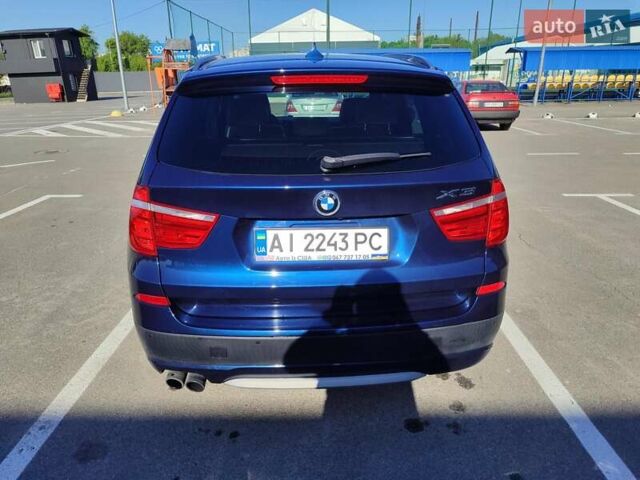 Синий БМВ Х3, объемом двигателя 2 л и пробегом 275 тыс. км за 14299 $, фото 2 на Automoto.ua