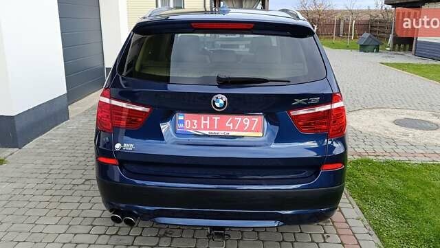 Синий БМВ Х3, объемом двигателя 2 л и пробегом 174 тыс. км за 11990 $, фото 9 на Automoto.ua