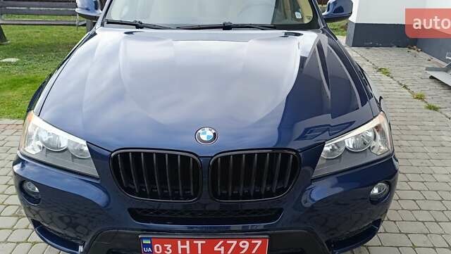 Синий БМВ Х3, объемом двигателя 2 л и пробегом 174 тыс. км за 11990 $, фото 3 на Automoto.ua