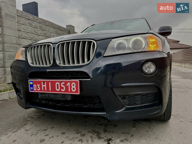 Синий БМВ Х3, объемом двигателя 2 л и пробегом 192 тыс. км за 12800 $, фото 2 на Automoto.ua