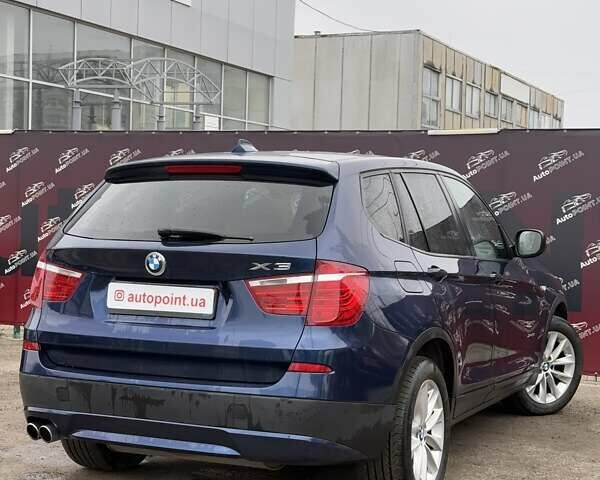 Синий БМВ Х3, объемом двигателя 2 л и пробегом 180 тыс. км за 13200 $, фото 7 на Automoto.ua