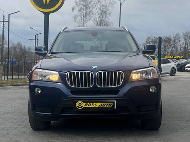 Синий БМВ Х3, объемом двигателя 2 л и пробегом 266 тыс. км за 12400 $, фото 1 на Automoto.ua