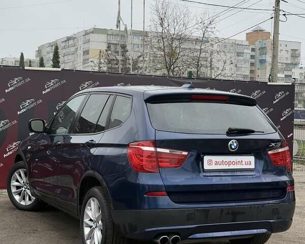 Синий БМВ Х3, объемом двигателя 2 л и пробегом 180 тыс. км за 13200 $, фото 8 на Automoto.ua
