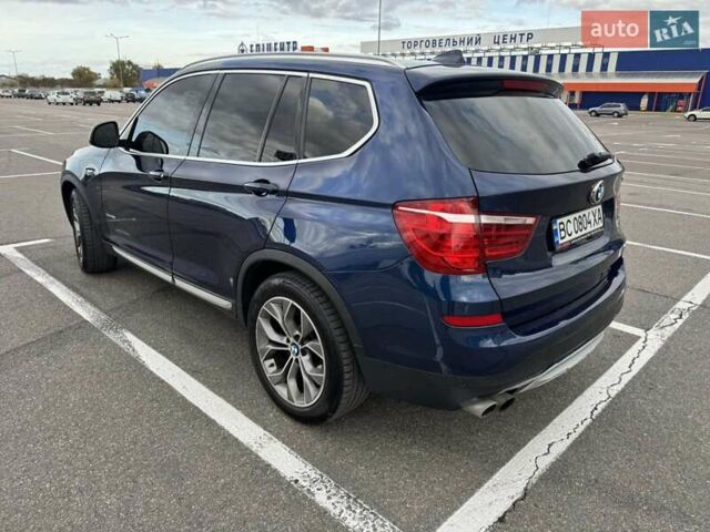 Синий БМВ Х3, объемом двигателя 2 л и пробегом 165 тыс. км за 15900 $, фото 1 на Automoto.ua