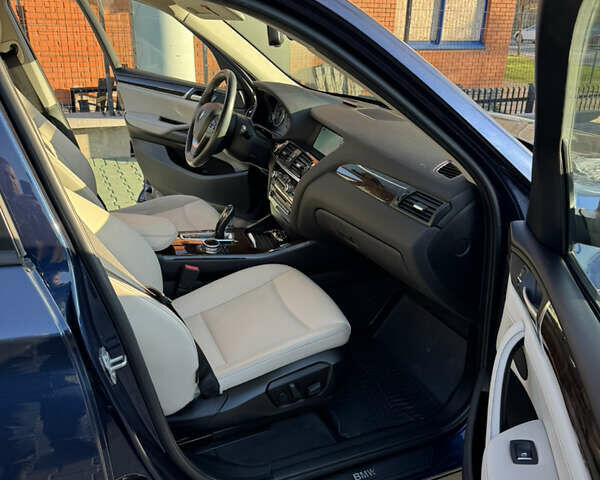 Синий БМВ Х3, объемом двигателя 2 л и пробегом 175 тыс. км за 15300 $, фото 14 на Automoto.ua