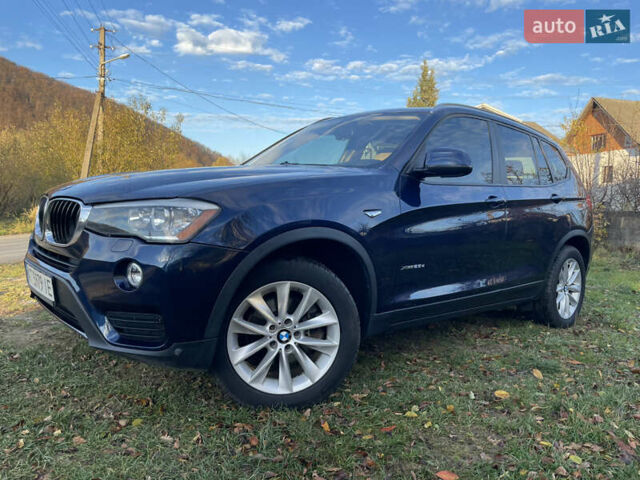 Синий БМВ Х3, объемом двигателя 2 л и пробегом 209 тыс. км за 21000 $, фото 1 на Automoto.ua