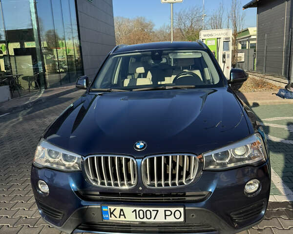 Синий БМВ Х3, объемом двигателя 2 л и пробегом 175 тыс. км за 15300 $, фото 1 на Automoto.ua