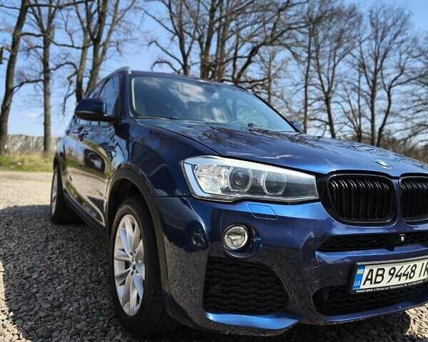 Синій БМВ Х3, об'ємом двигуна 2 л та пробігом 198 тис. км за 18400 $, фото 1 на Automoto.ua