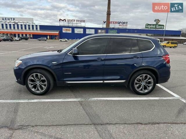 Синий БМВ Х3, объемом двигателя 2 л и пробегом 165 тыс. км за 15900 $, фото 3 на Automoto.ua