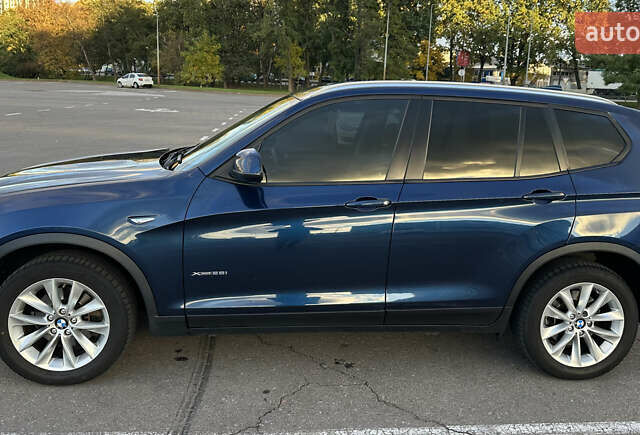 Синій БМВ Х3, об'ємом двигуна 2 л та пробігом 144 тис. км за 17500 $, фото 1 на Automoto.ua