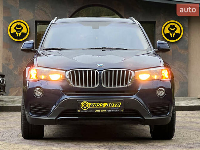 Синий БМВ Х3, объемом двигателя 2 л и пробегом 176 тыс. км за 16750 $, фото 1 на Automoto.ua