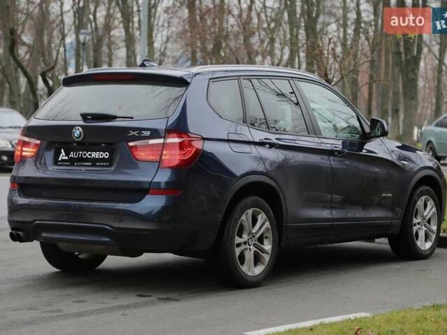Синий БМВ Х3, объемом двигателя 3 л и пробегом 233 тыс. км за 17000 $, фото 3 на Automoto.ua