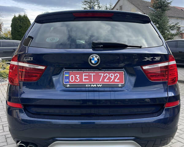 Синий БМВ Х3, объемом двигателя 2 л и пробегом 190 тыс. км за 15900 $, фото 6 на Automoto.ua