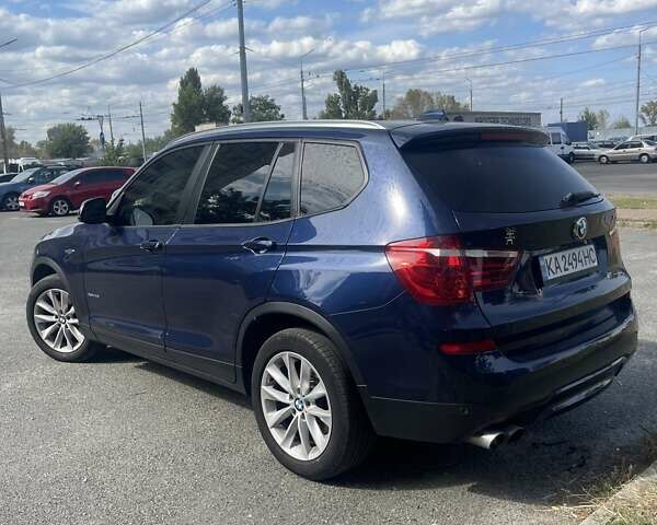 Синий БМВ Х3, объемом двигателя 2 л и пробегом 174 тыс. км за 17900 $, фото 4 на Automoto.ua