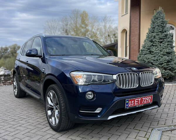 Синий БМВ Х3, объемом двигателя 2 л и пробегом 190 тыс. км за 15900 $, фото 1 на Automoto.ua