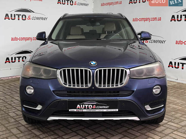 Синій БМВ Х3, об'ємом двигуна 2 л та пробігом 194 тис. км за 19950 $, фото 1 на Automoto.ua