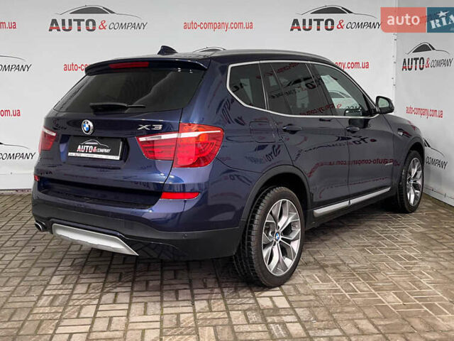 Синій БМВ Х3, об'ємом двигуна 2 л та пробігом 194 тис. км за 19950 $, фото 2 на Automoto.ua