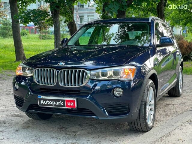 Синий БМВ Х3, объемом двигателя 3 л и пробегом 146 тыс. км за 24590 $, фото 1 на Automoto.ua
