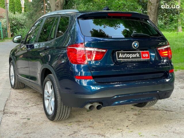 Синий БМВ Х3, объемом двигателя 3 л и пробегом 146 тыс. км за 24590 $, фото 12 на Automoto.ua